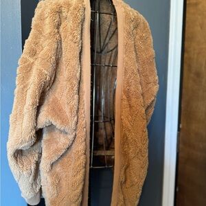 Cuddl Duds Warm Brown Teddy Jacket